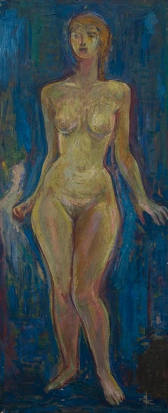 Akt in Blau