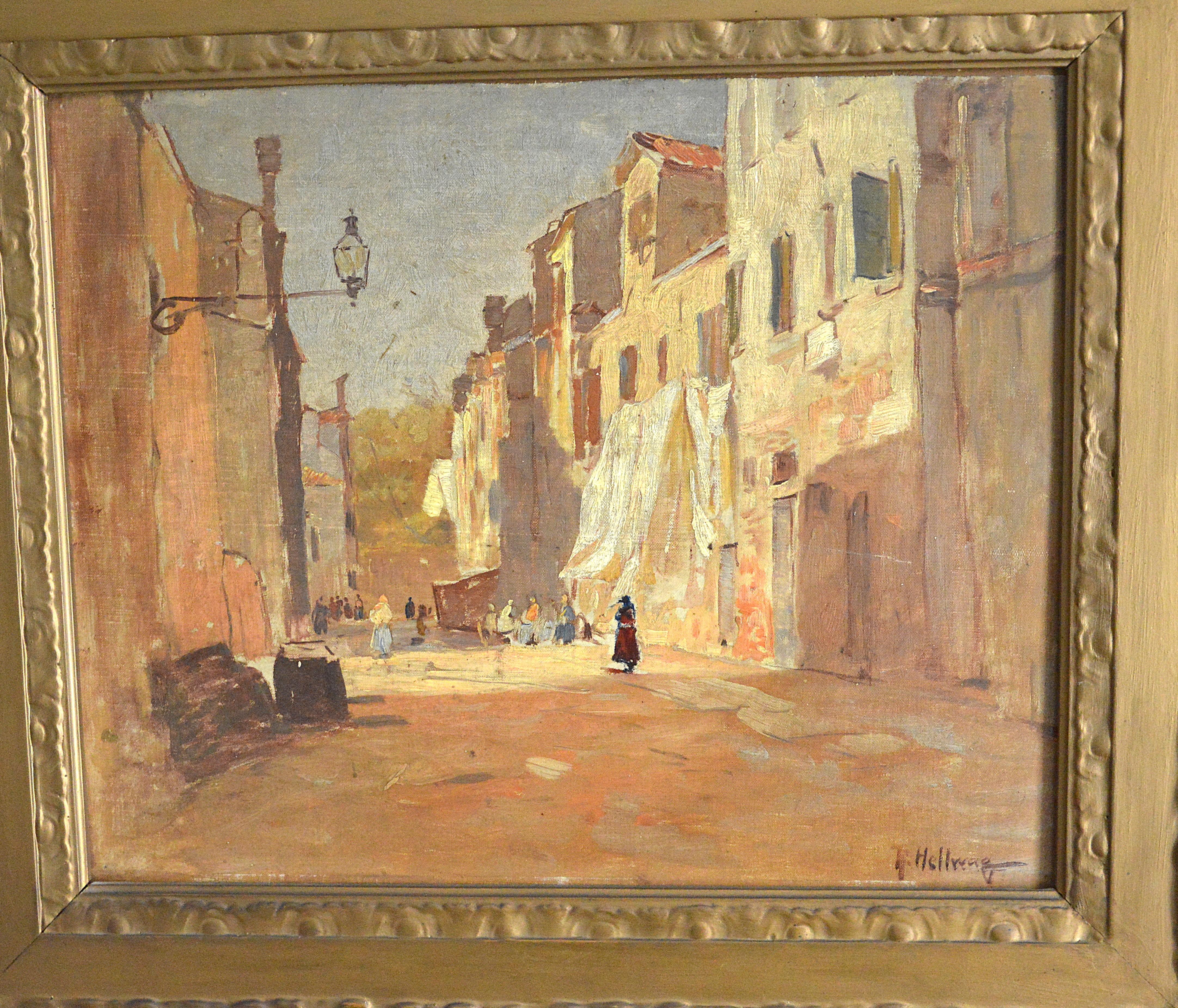 Venedig 1895 – Painting von Rudolf Hellwag