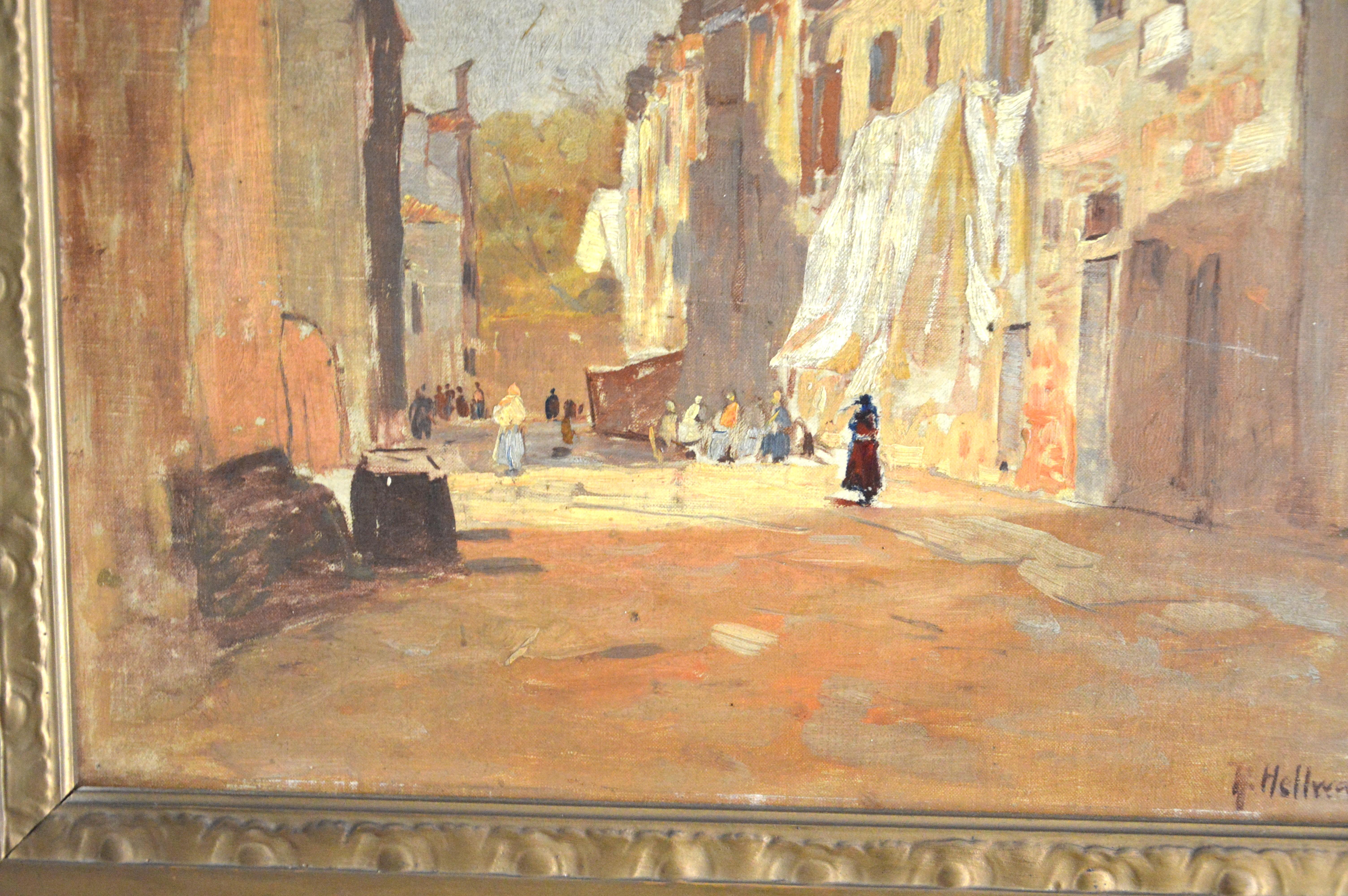 Venedig 1895 (Impressionismus), Painting, von Rudolf Hellwag