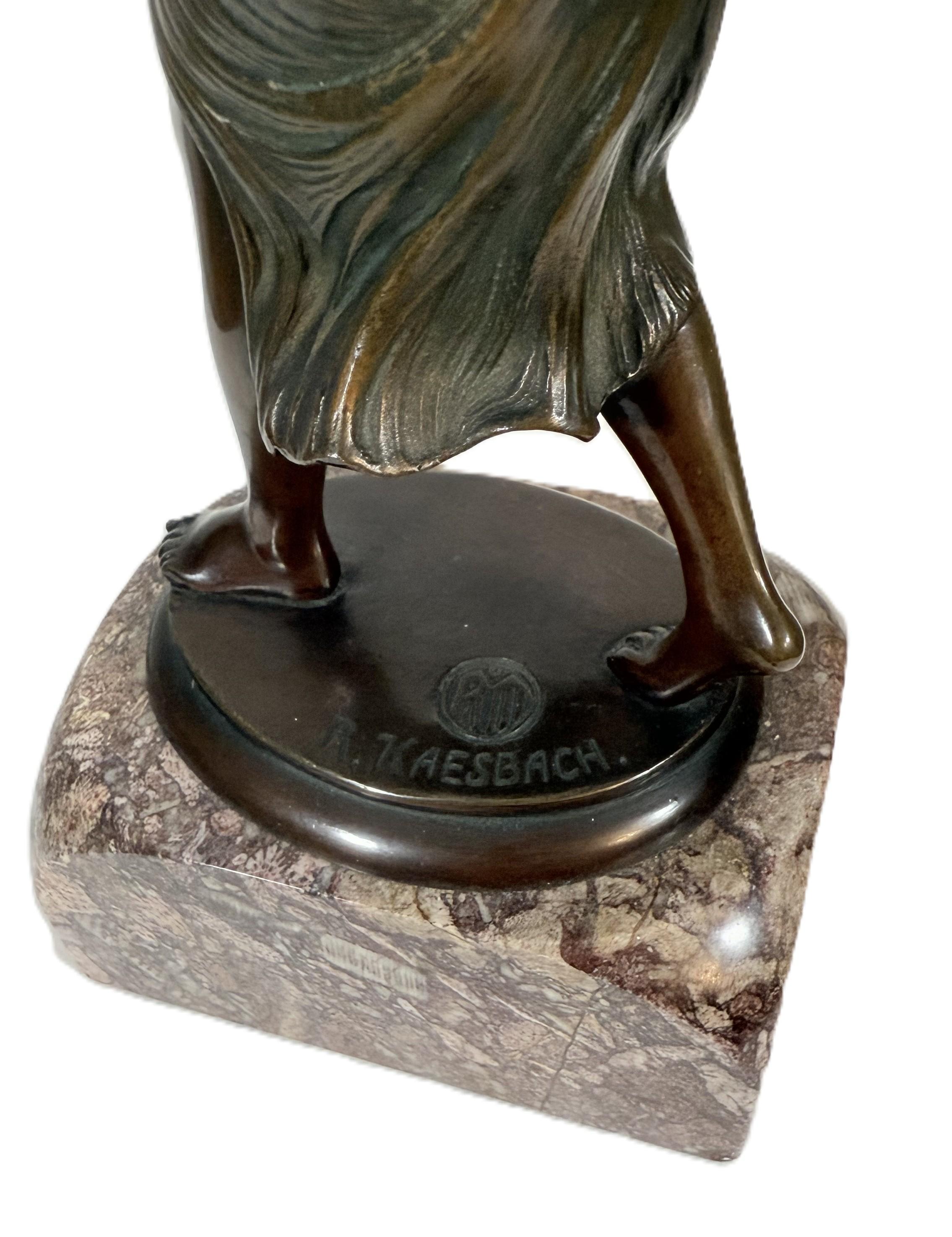 Rudolf KAESBACH (1873-1955) Bronze Jugendstil im Angebot 1