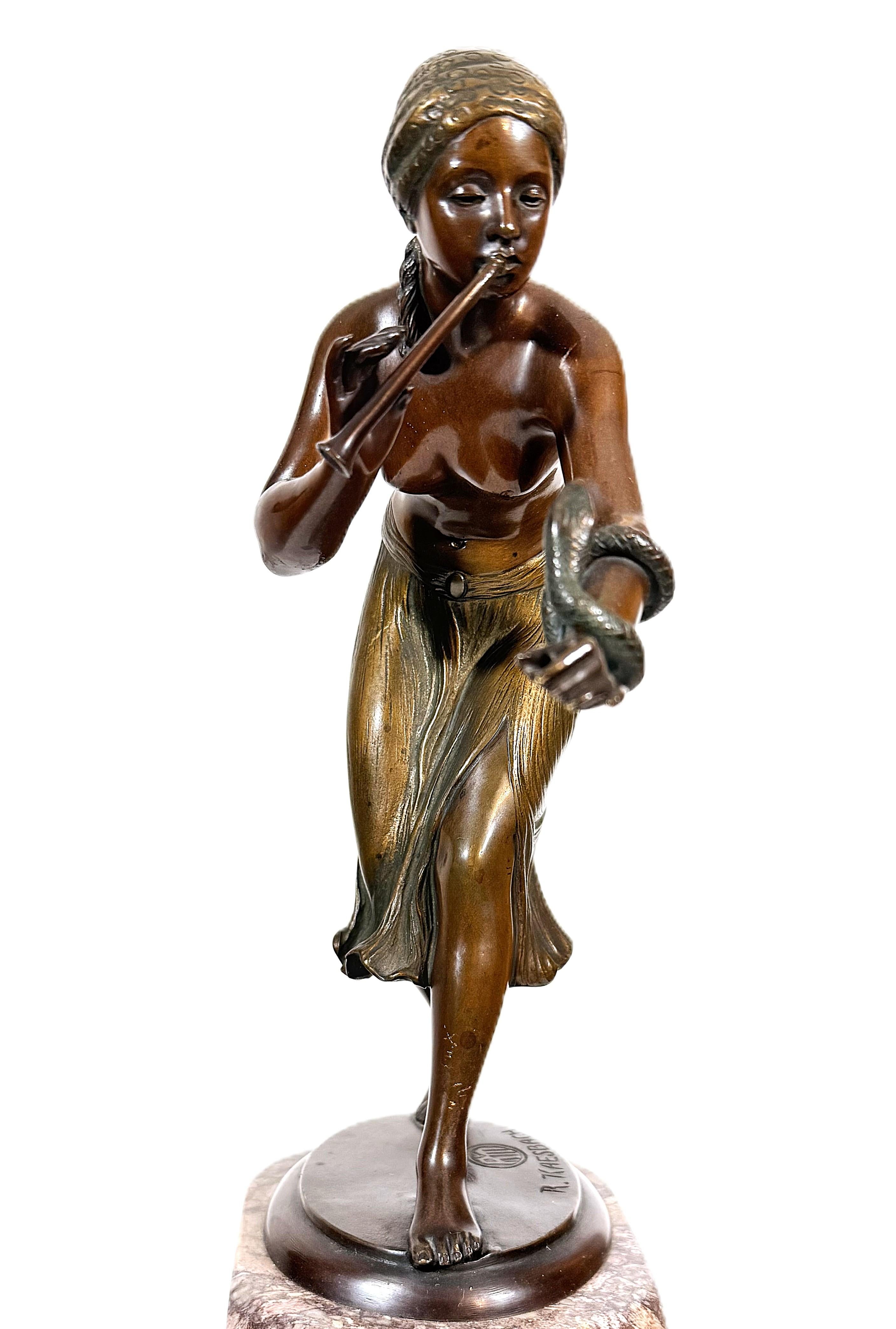 Rudolf KAESBACH (1873-1955) Bronze Jugendstil im Angebot 3