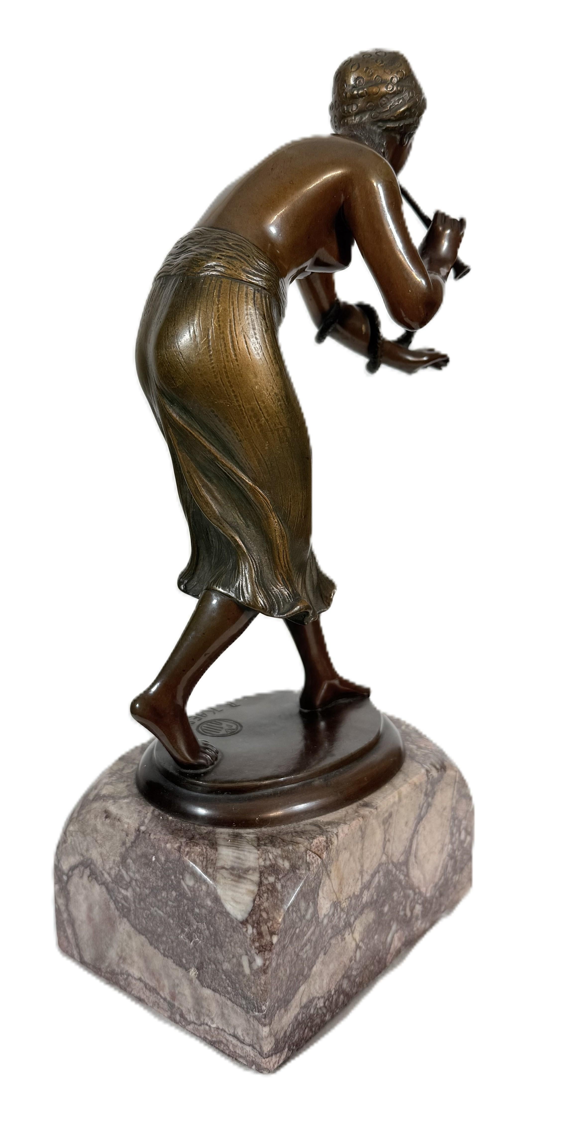 Rudolf KAESBACH (1873-1955) Bronze Jugendstil im Angebot 4