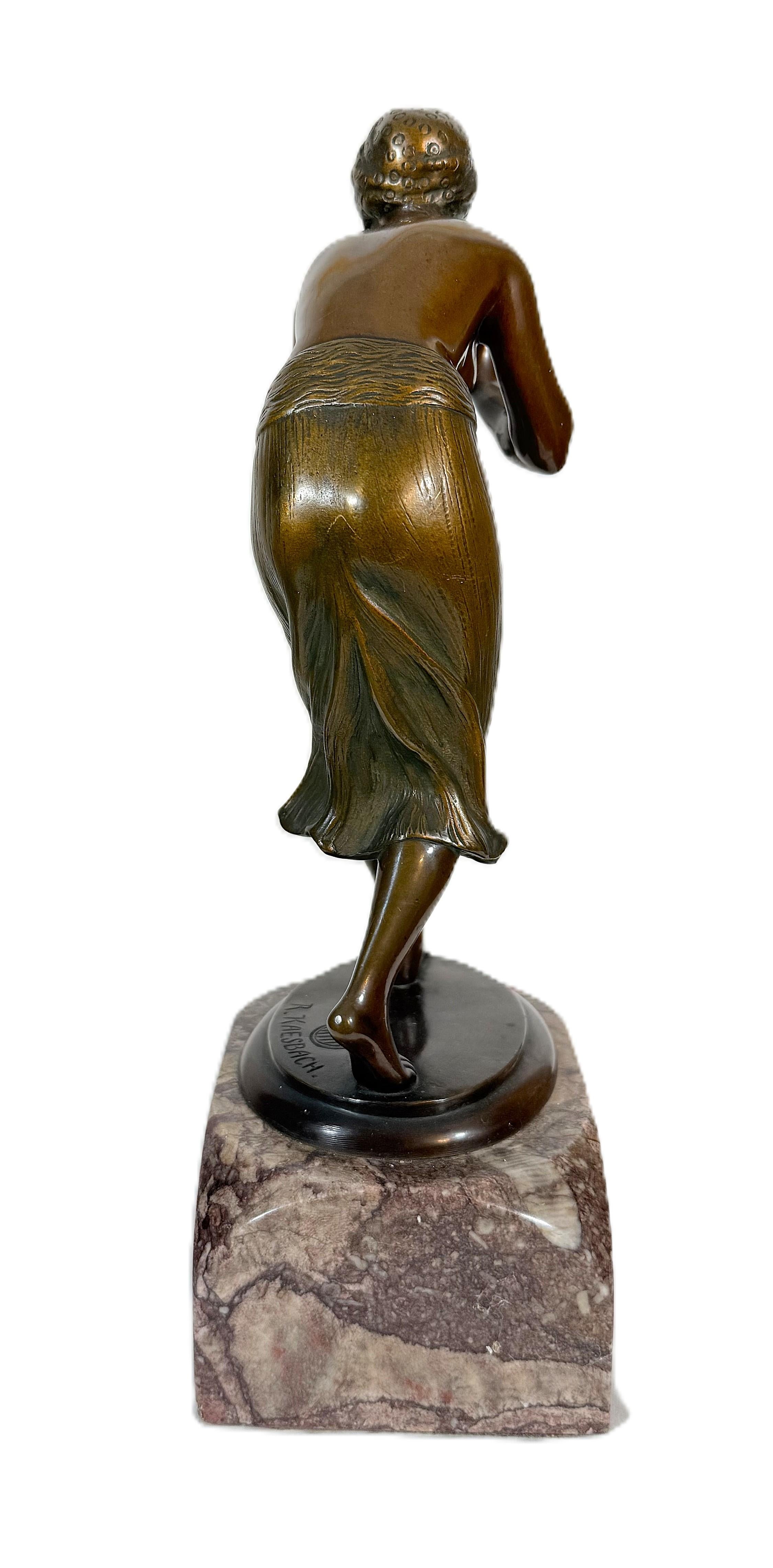Rudolf KAESBACH (1873-1955) Bronze Jugendstil im Angebot 5