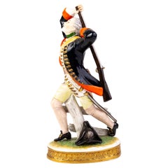 Rudolf Kämmer of Volkstedt Porcelain Musketeer Figure