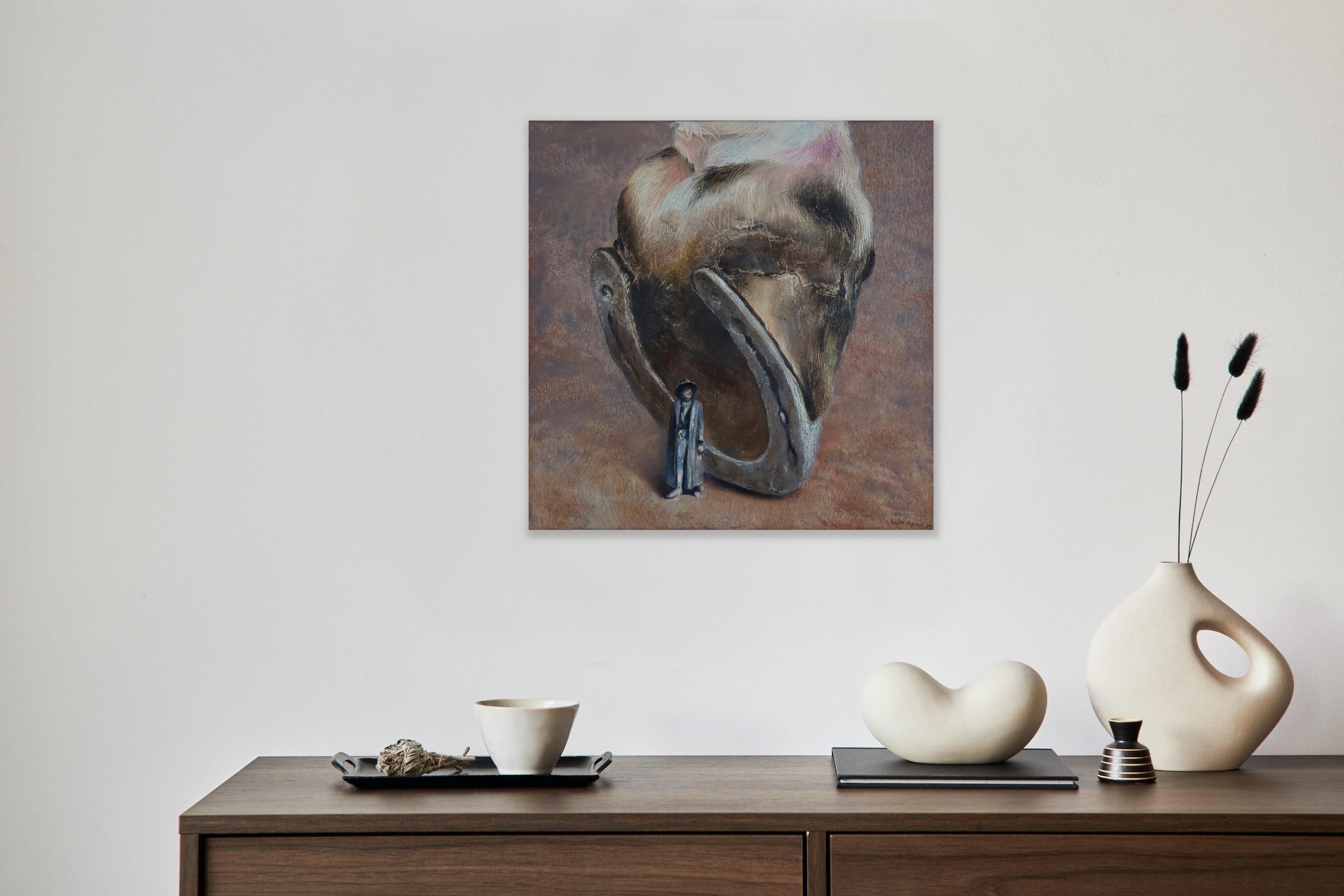Big Boss (herradura, hombre, caballo, animal, americana, pintura surrealista, naturaleza) 6