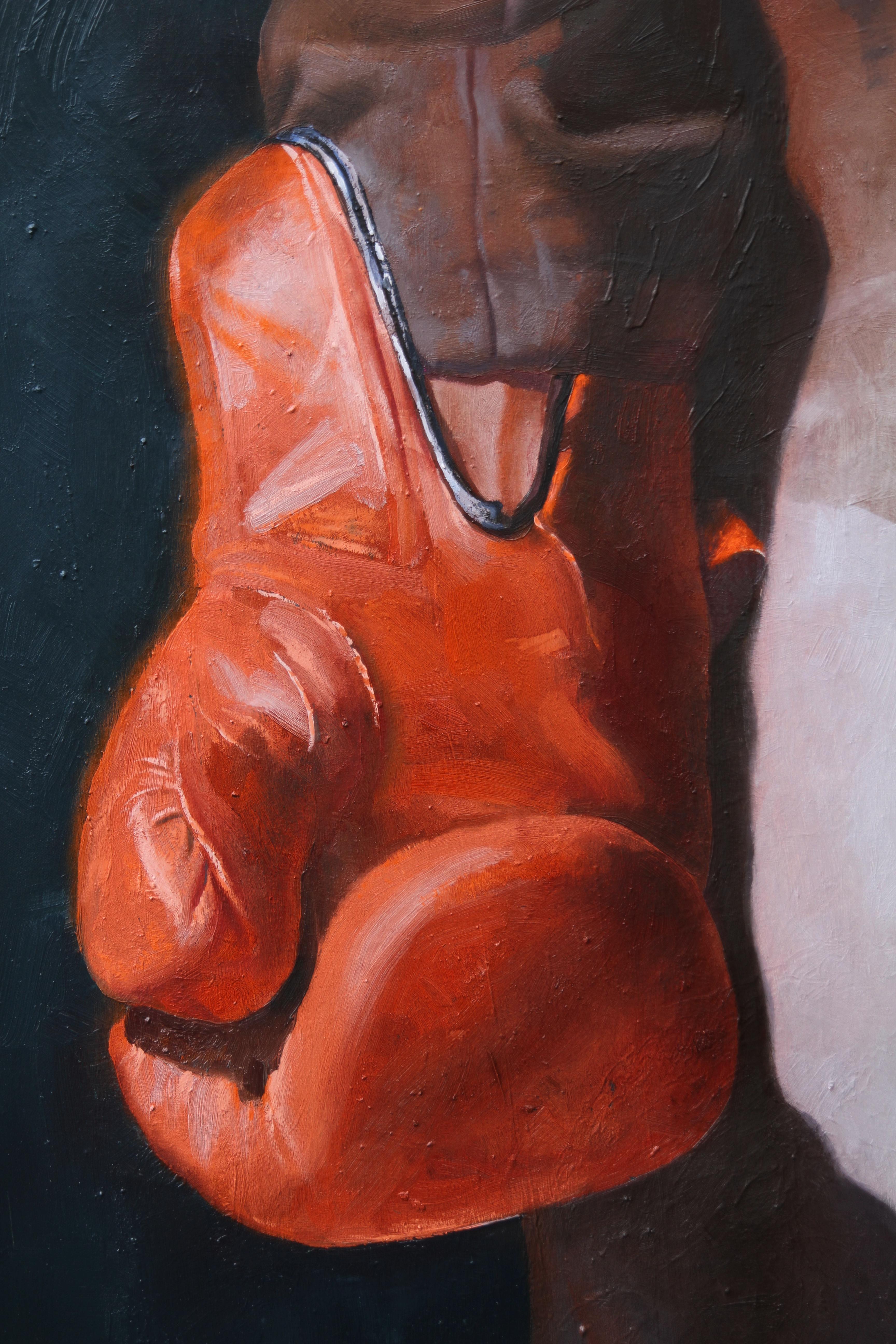 how to paint boxing gloves