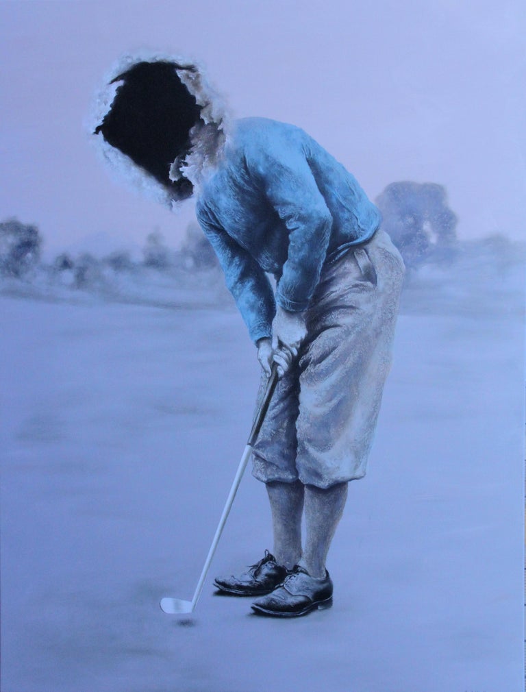 Golfing Paintings 344 For Sale on 1stDibs golf paintings for - Main Image