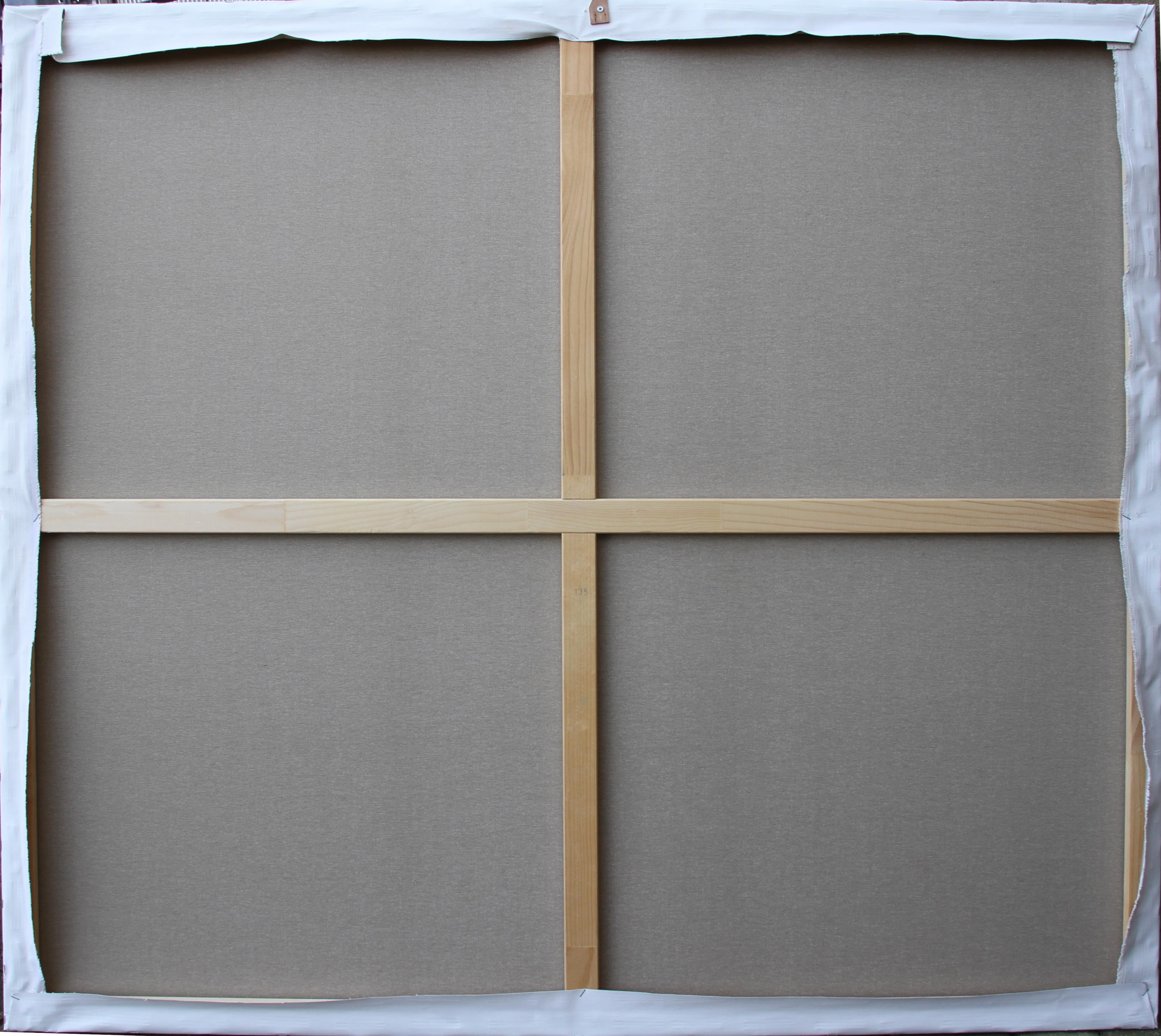 Läufer (surrealistisches Ölgemälde Holz Schaukelpferd équine relic gold medallion) im Angebot 2