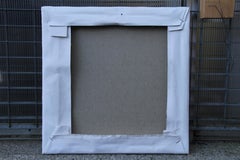 Sweet Sounds (cat, félin, dame, flûte, vintage, animal, peinture à l'huile surréaliste