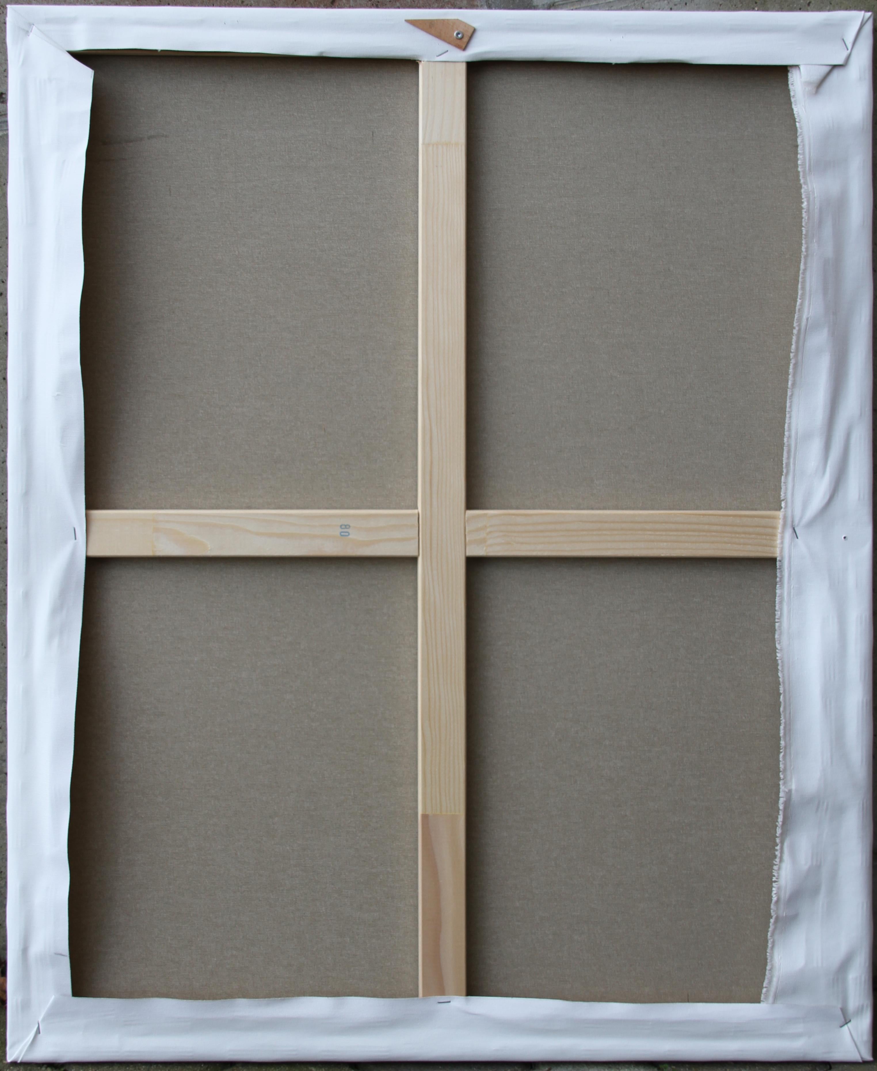 Trueing (surrealistisches Ölgemälde rosa Fawn Bambi chestnut mahogany Brown) im Angebot 3