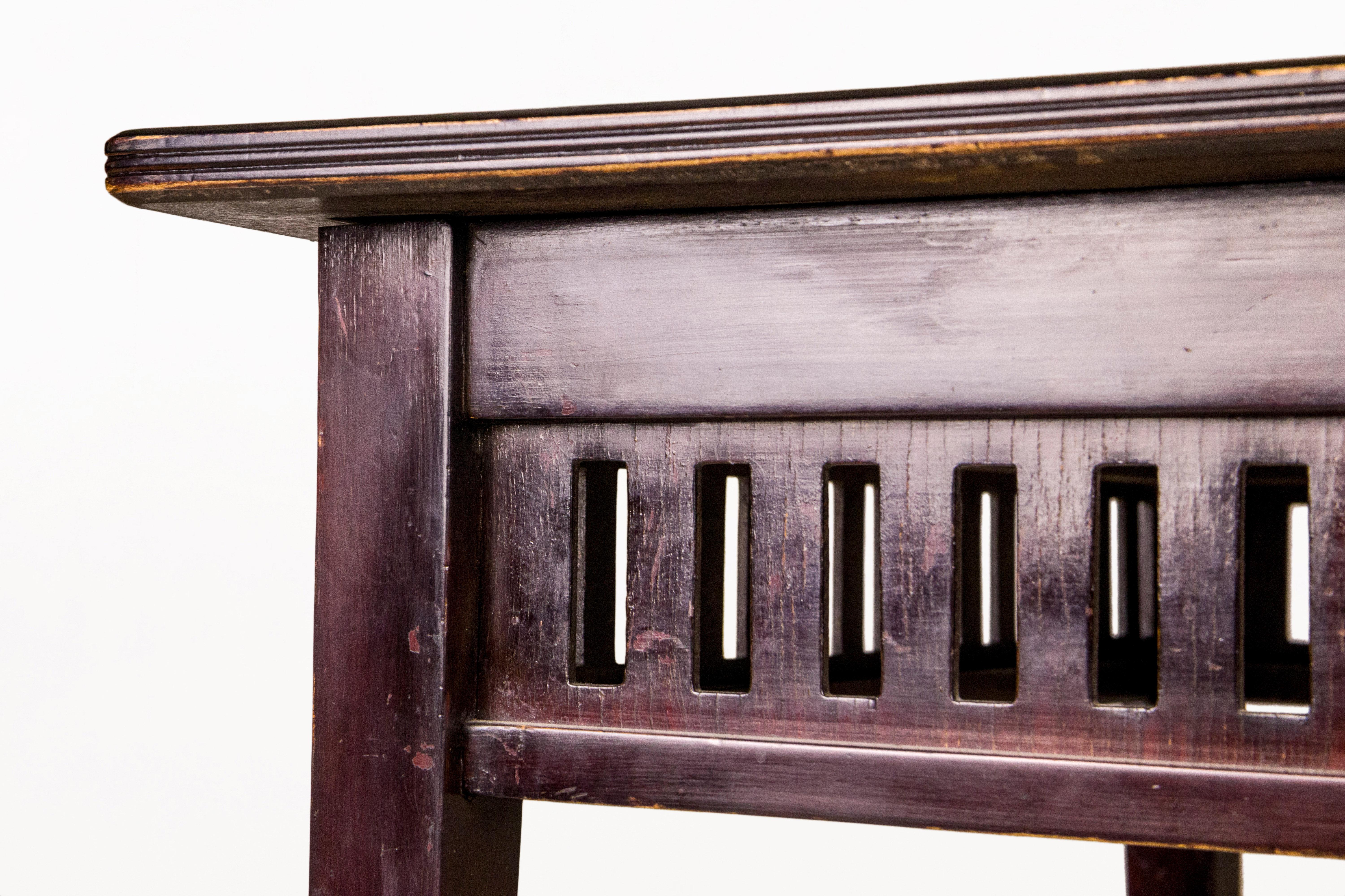 Ébénisé Table centrale Rudolf Lorenz pour Lorenz Mobel, vers 1920, Autriche en vente