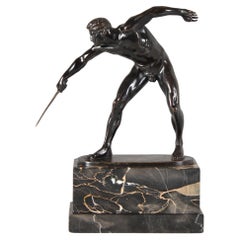 Rudolf Marcuse - The Swordsman, Bronze, Germany (Berlin), circa 1910