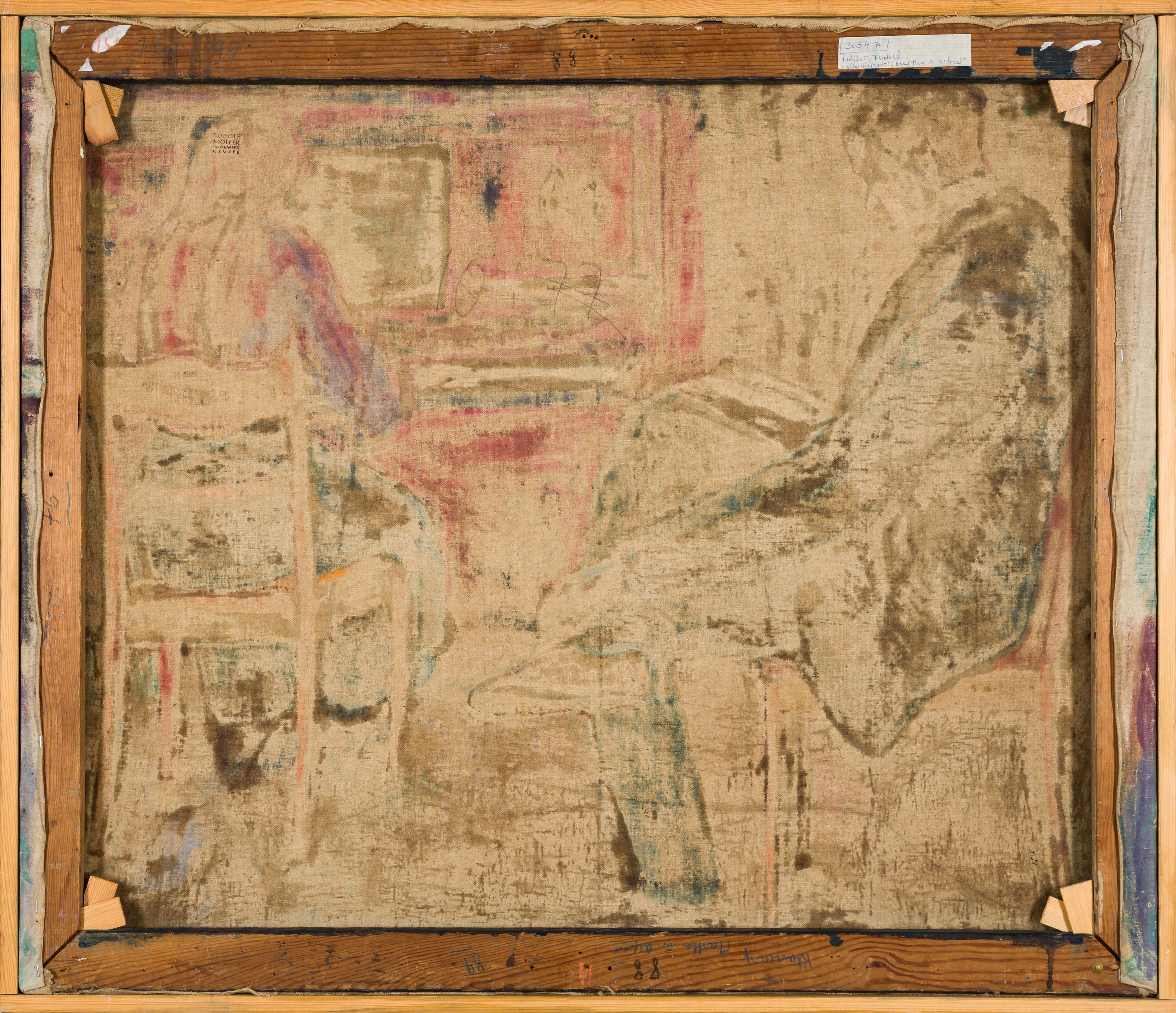 De 1905 a 1907, Rudolf Möller realizó, junto con su hermano Otto Möller, una formación como profesor de dibujo en la Escuela Superior de Bellas Artes de Berlín[1] y fue alumno de Lovis Corinth. En 1916, Möller fue profesor de canto en un instituto