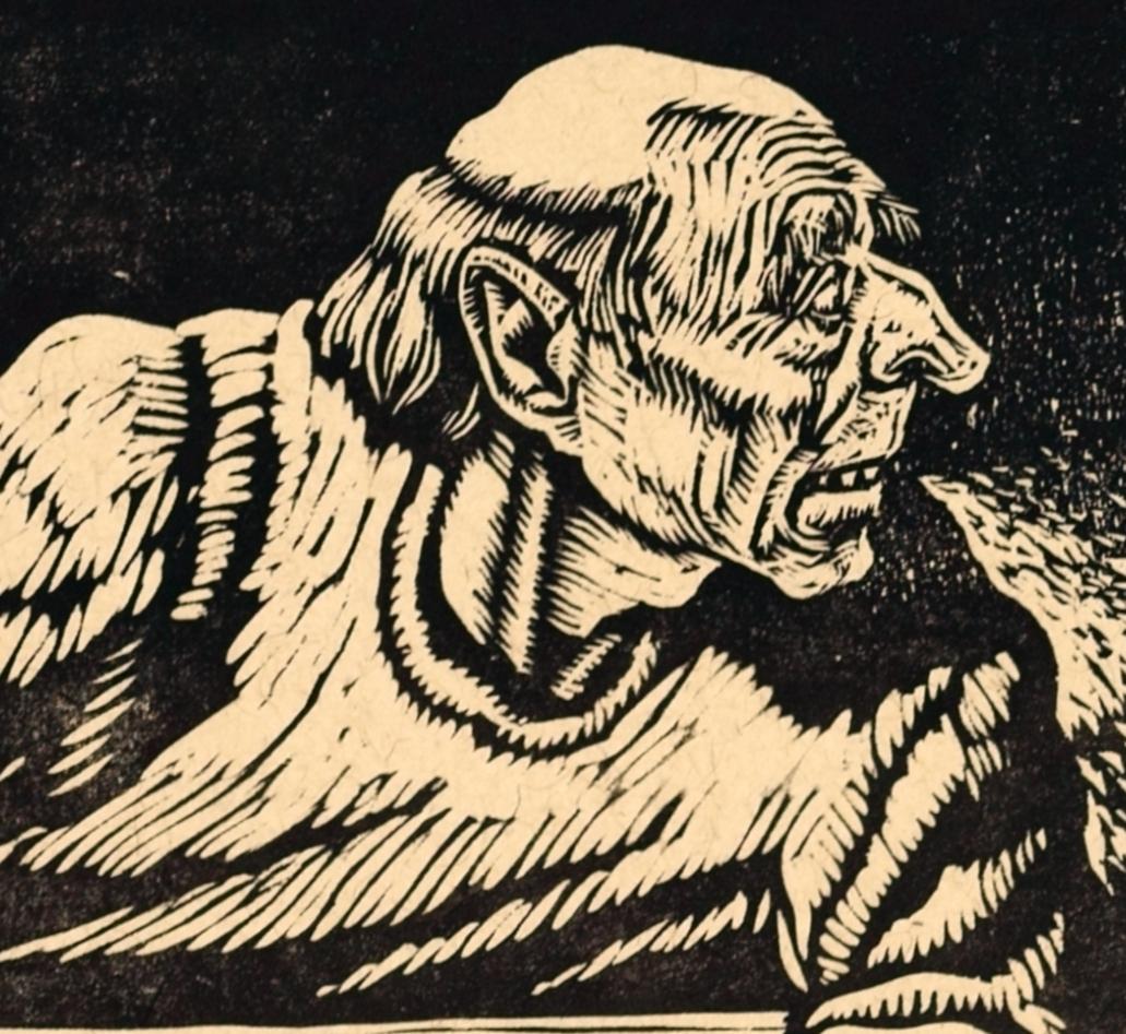 Avidità / - La povertà della ricchezza - Print di Rudolf Nehmer