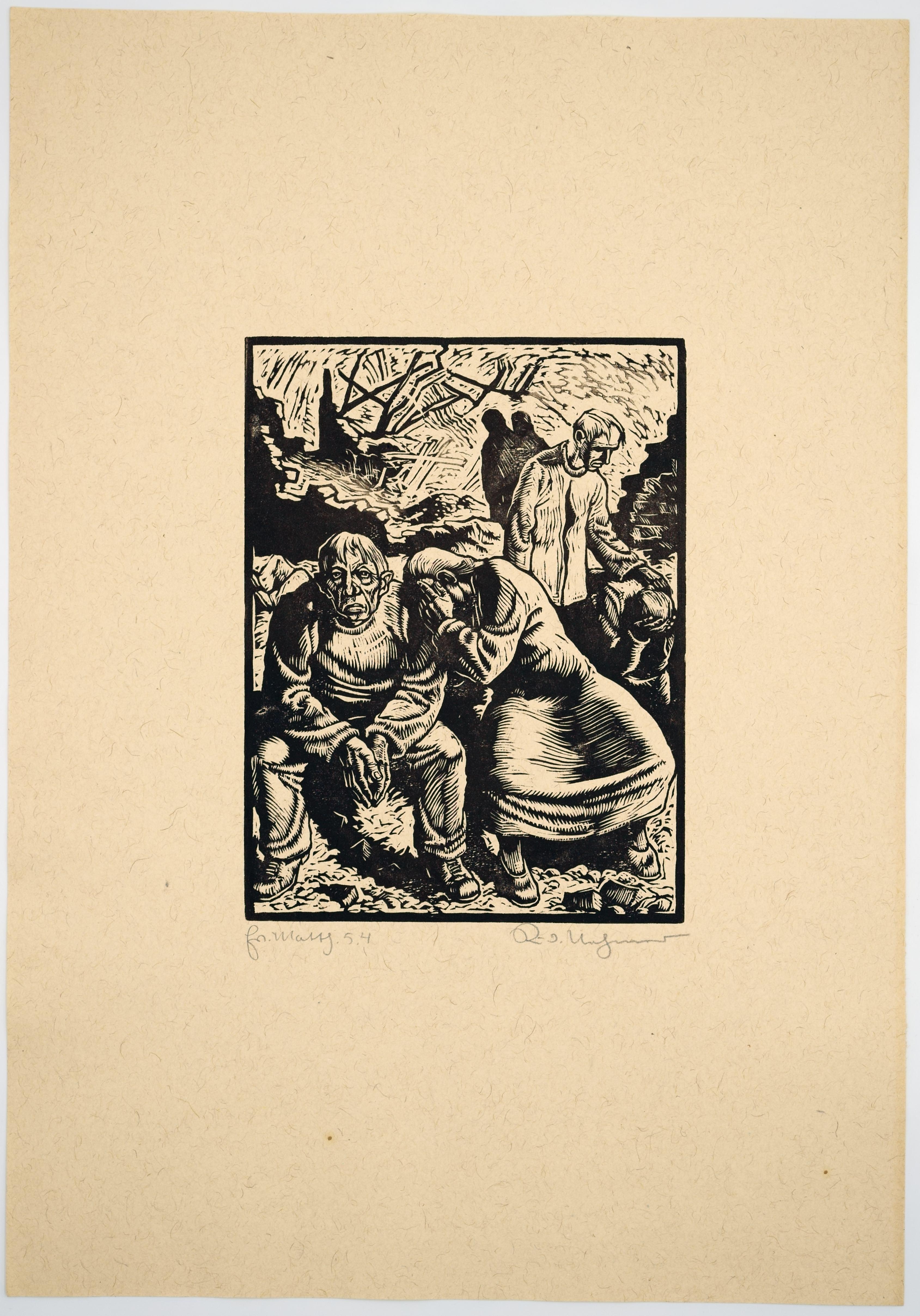 La Hora Cero / - Después del Fin del Mundo - - Print Realista de Rudolf Nehmer