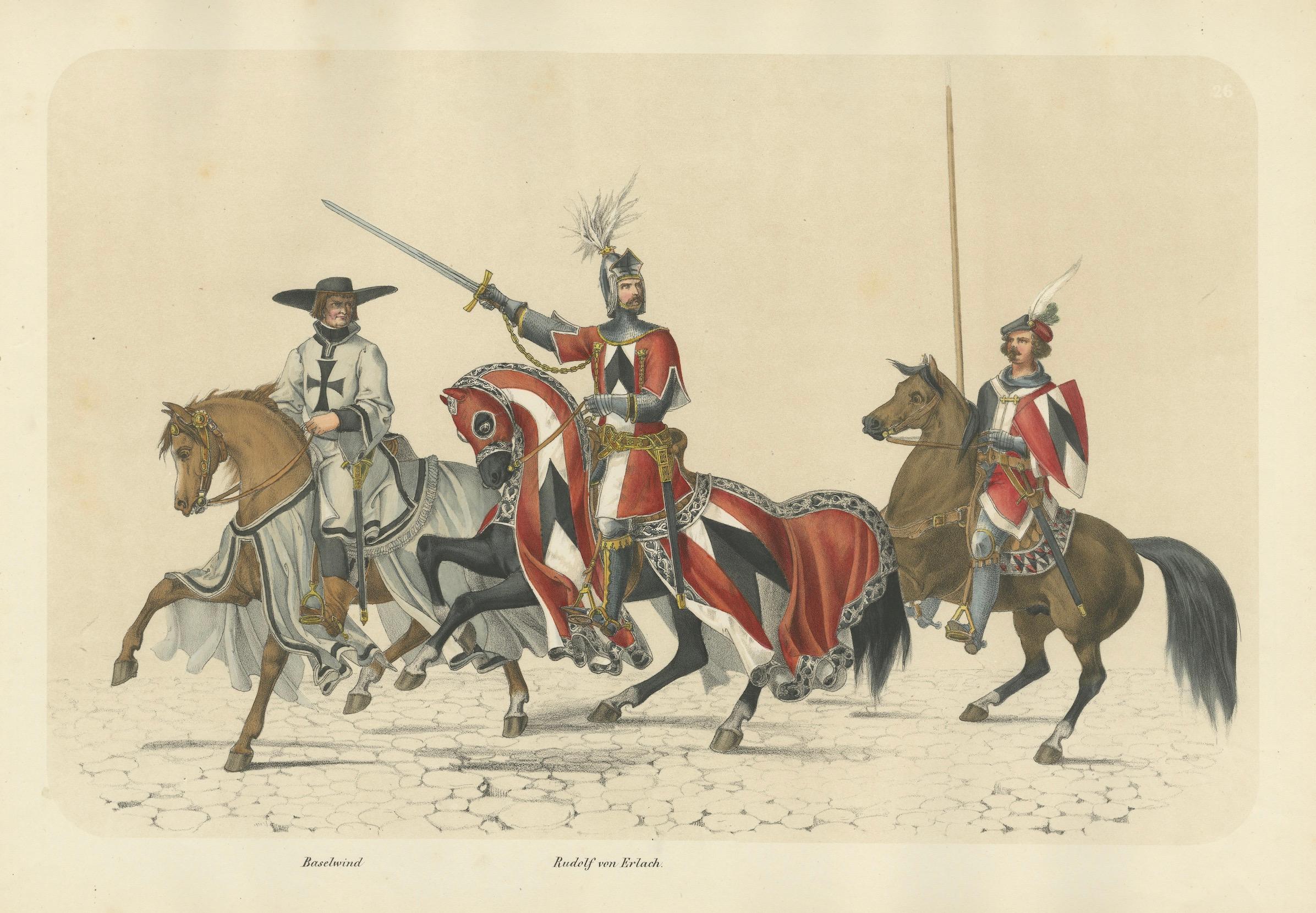 Rudolf von Erlach führte die Schweiz in die Grand Festival Procession,  1855 im Angebot 2