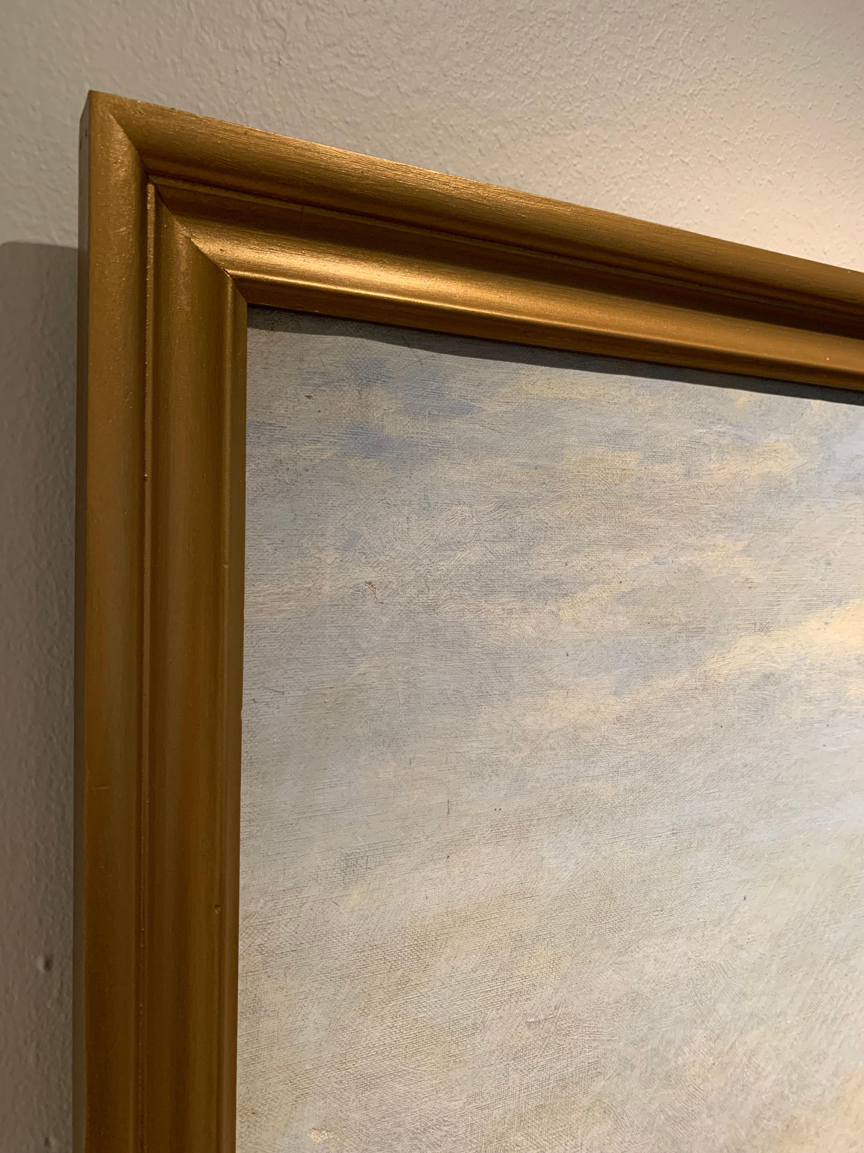 'Bavarian Boy in Landscape' by Rudolf Wimmer, Oil on Canvas For Sale 2