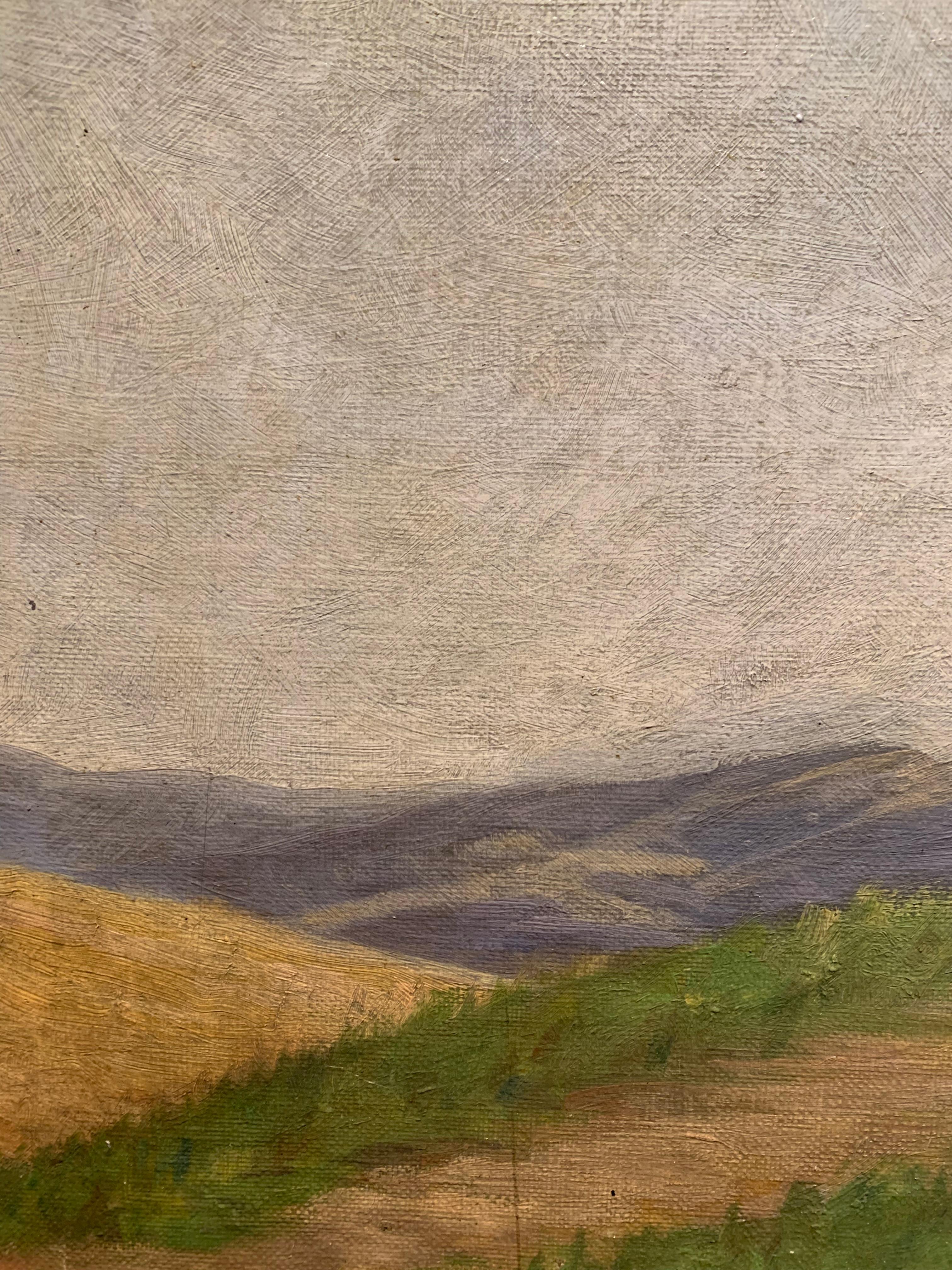 'Bavarian Boy in Landscape' by Rudolf Wimmer, Oil on Canvas For Sale 6