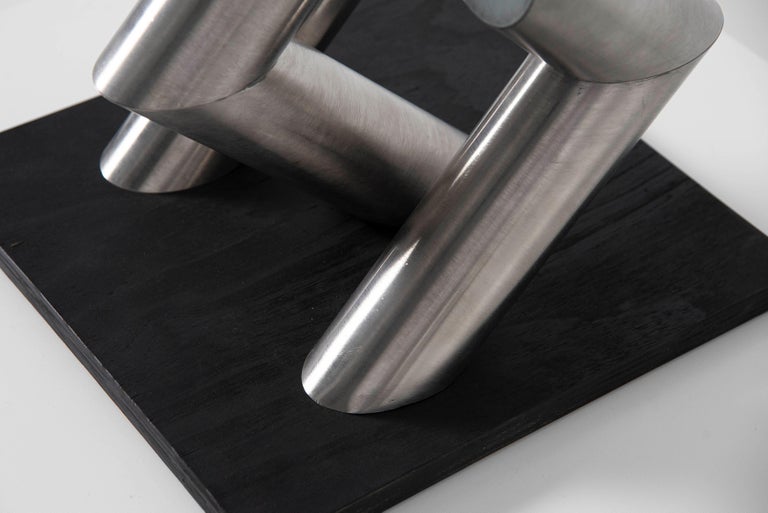 Rudolf Wolf Abstract Tubes Sculpture Holland 1975 For Sale at 1stDibs