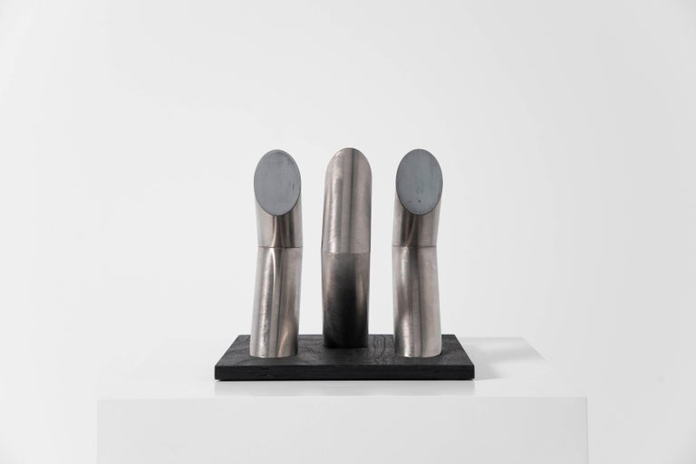 Rudolf Wolf Abstract Tubes Sculpture Holland 1975 For Sale at 1stDibs