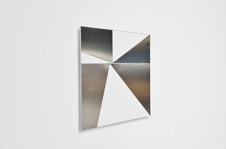 Rudolf Wolf Abstract Wall Artwork Triangles 1972 / 4 For Sale at 1stDibs