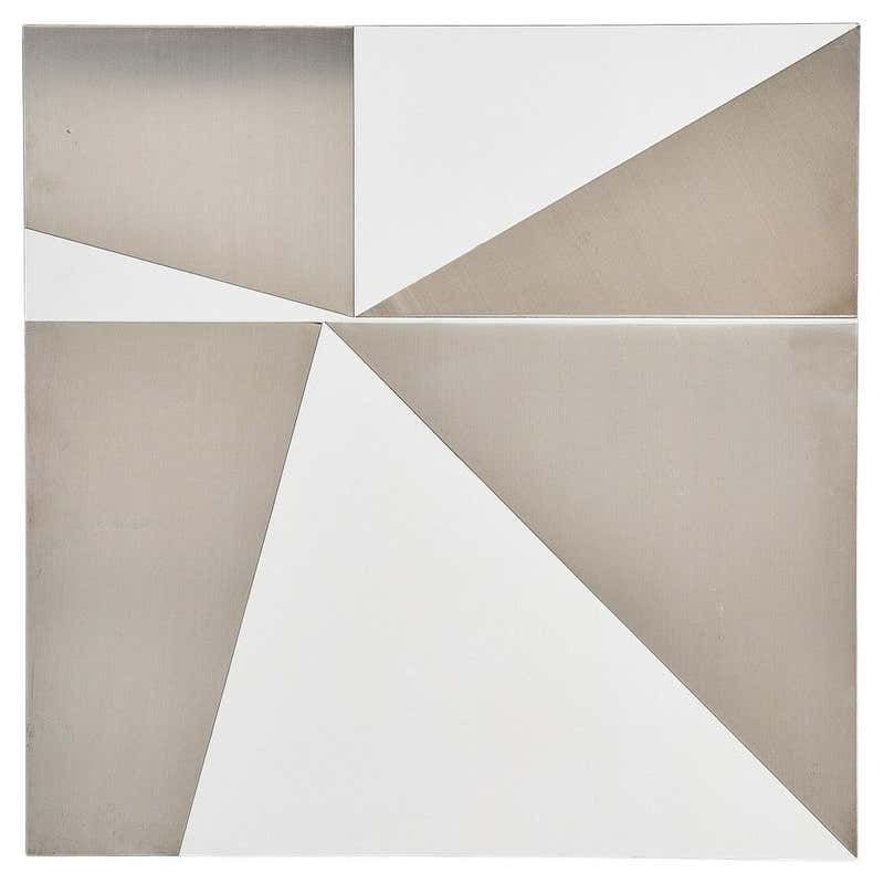 Rudolf Wolf Abstract Wall Artwork Triangles 1972 / 4 For Sale at 1stDibs
