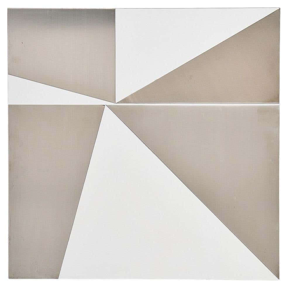 Rudolf Wolf Abstract Wall Artwork Triangles 1972 / 4 For Sale at 1stDibs