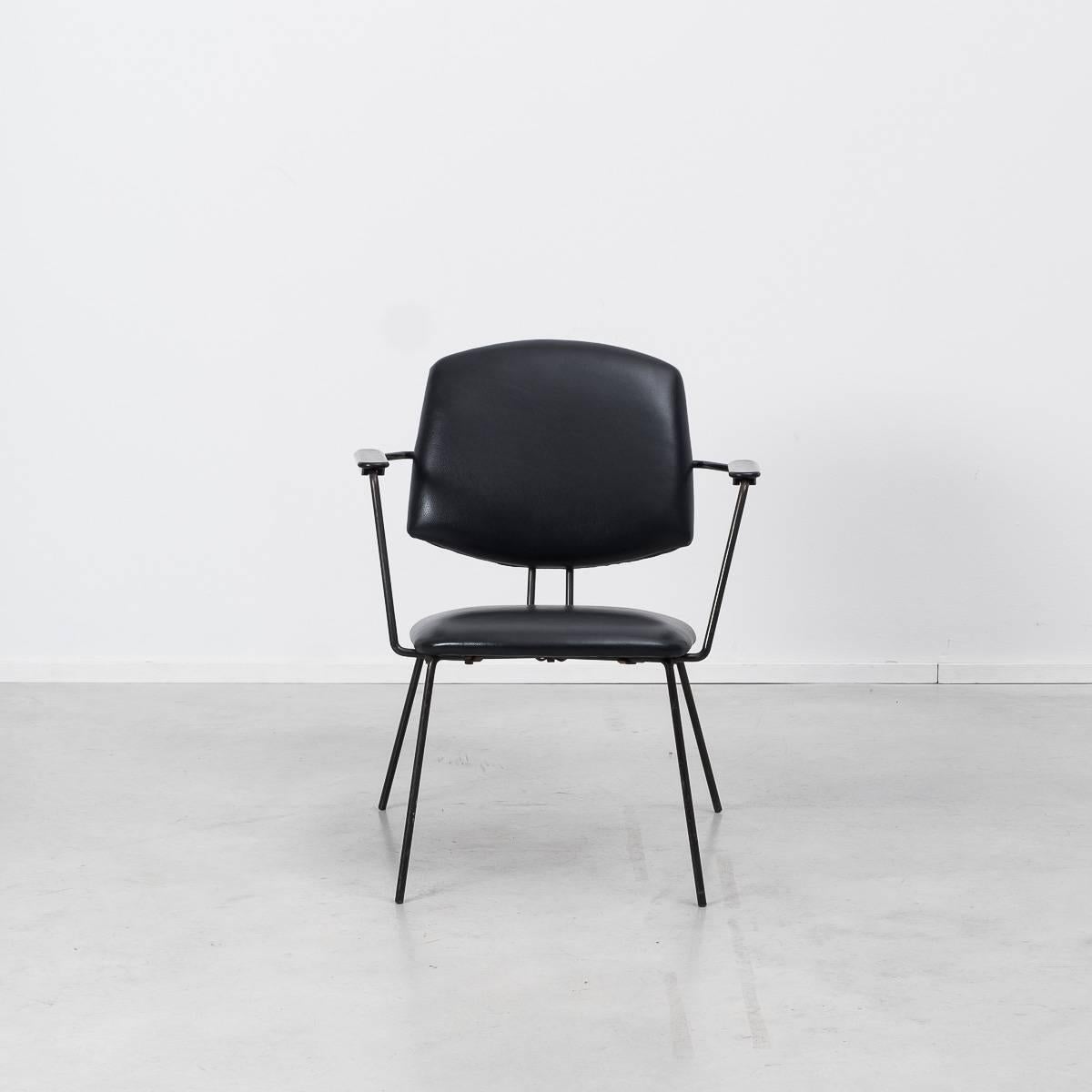 Mid-Century Modern Rudolf Wolf Easy Chairs for Elsrijk