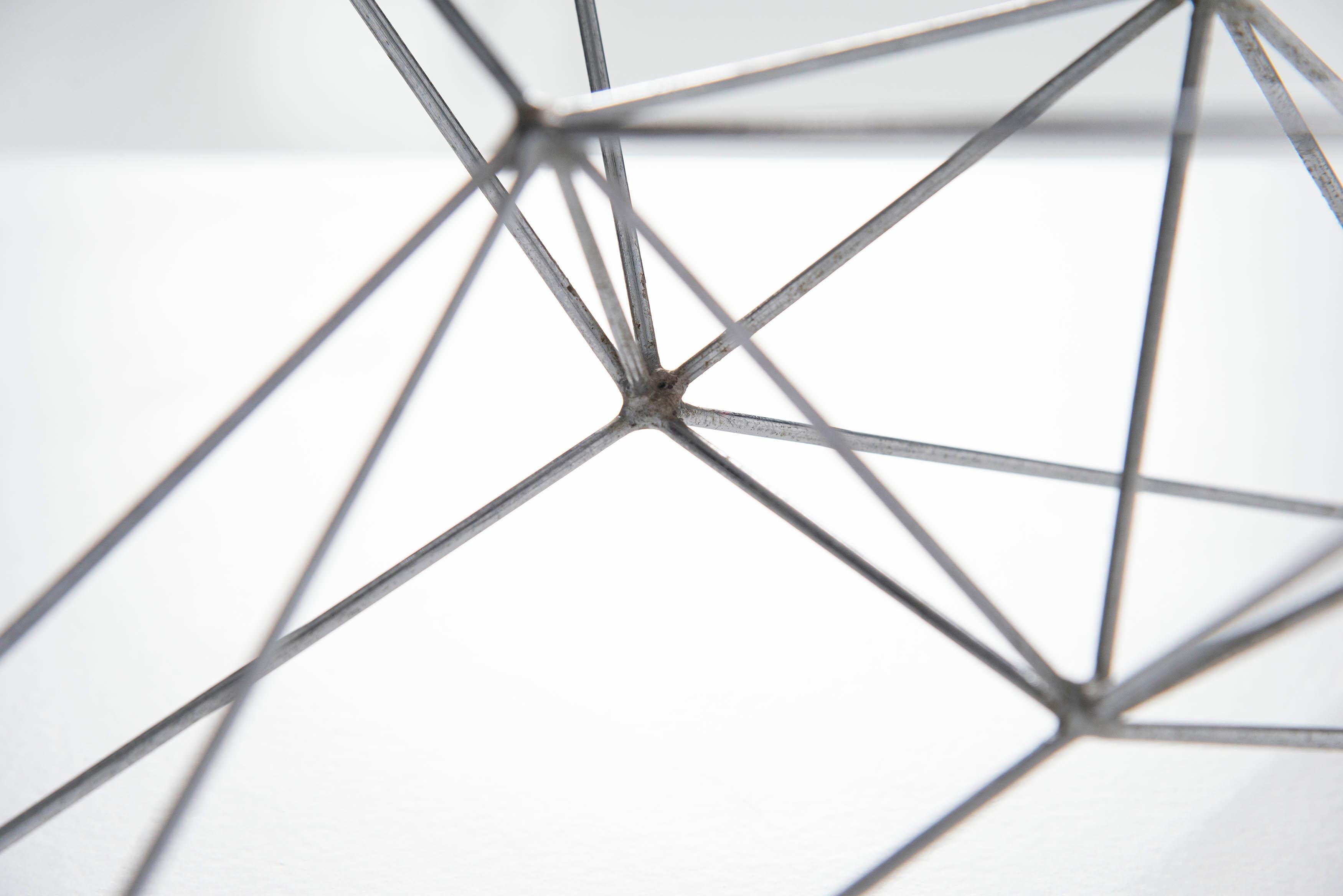 Stainless Steel Rudolf Wolf Geometrical Sculpture, Holland, 1975 For Sale