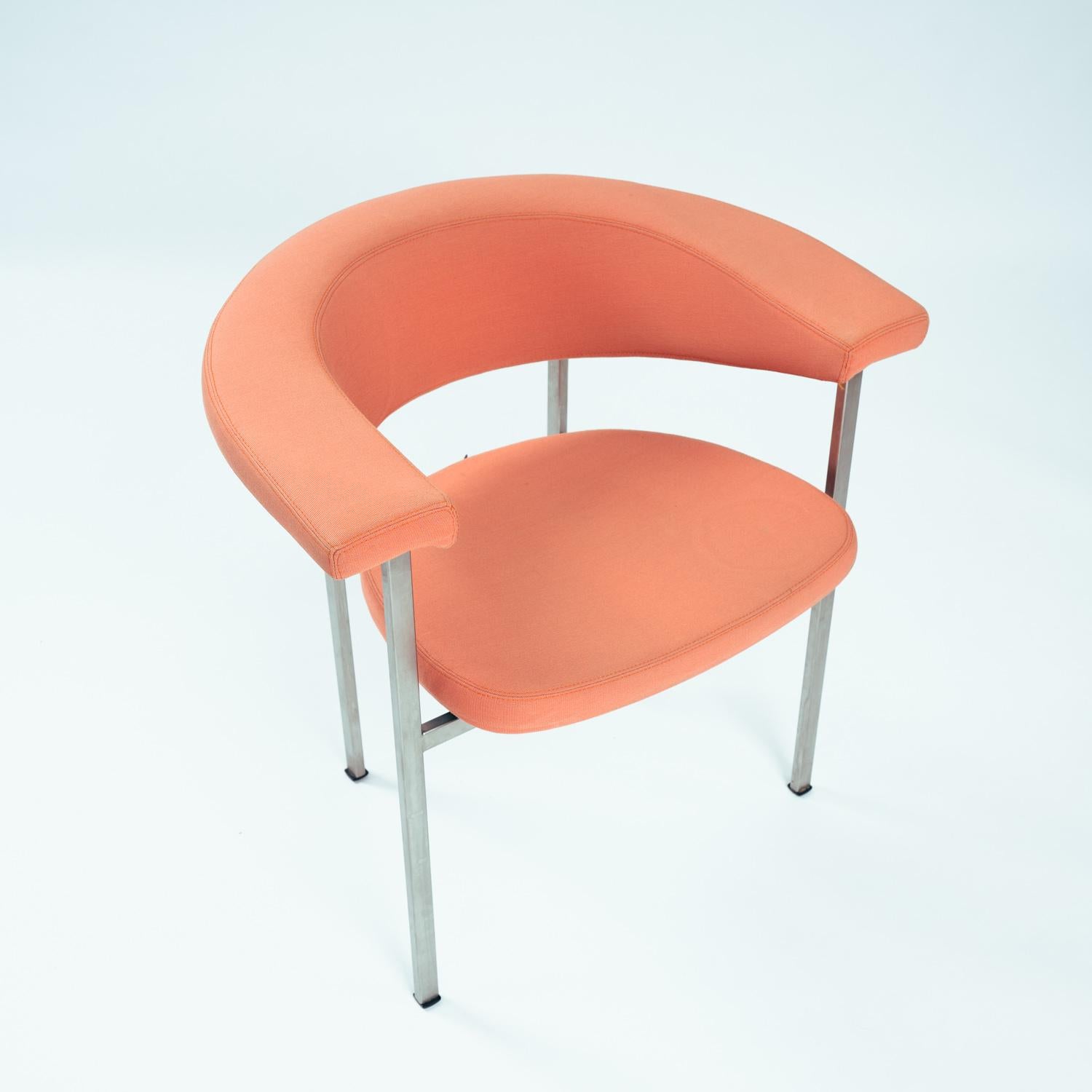 Rudolf Wolf Meander Beta chair, Dutch modernist arm chair, 1960s, set of 4 12