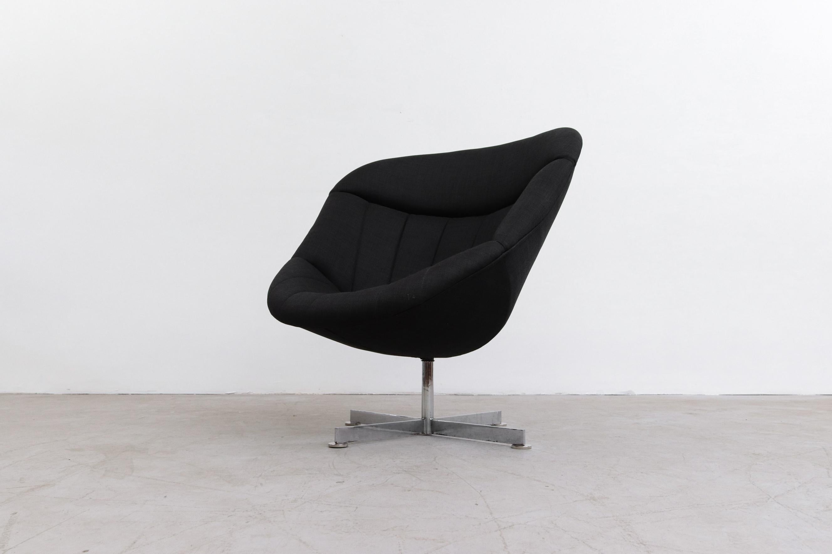Rudolf Wolf Newly Upholstered Lounge Chair for Rohé, 1960's 3