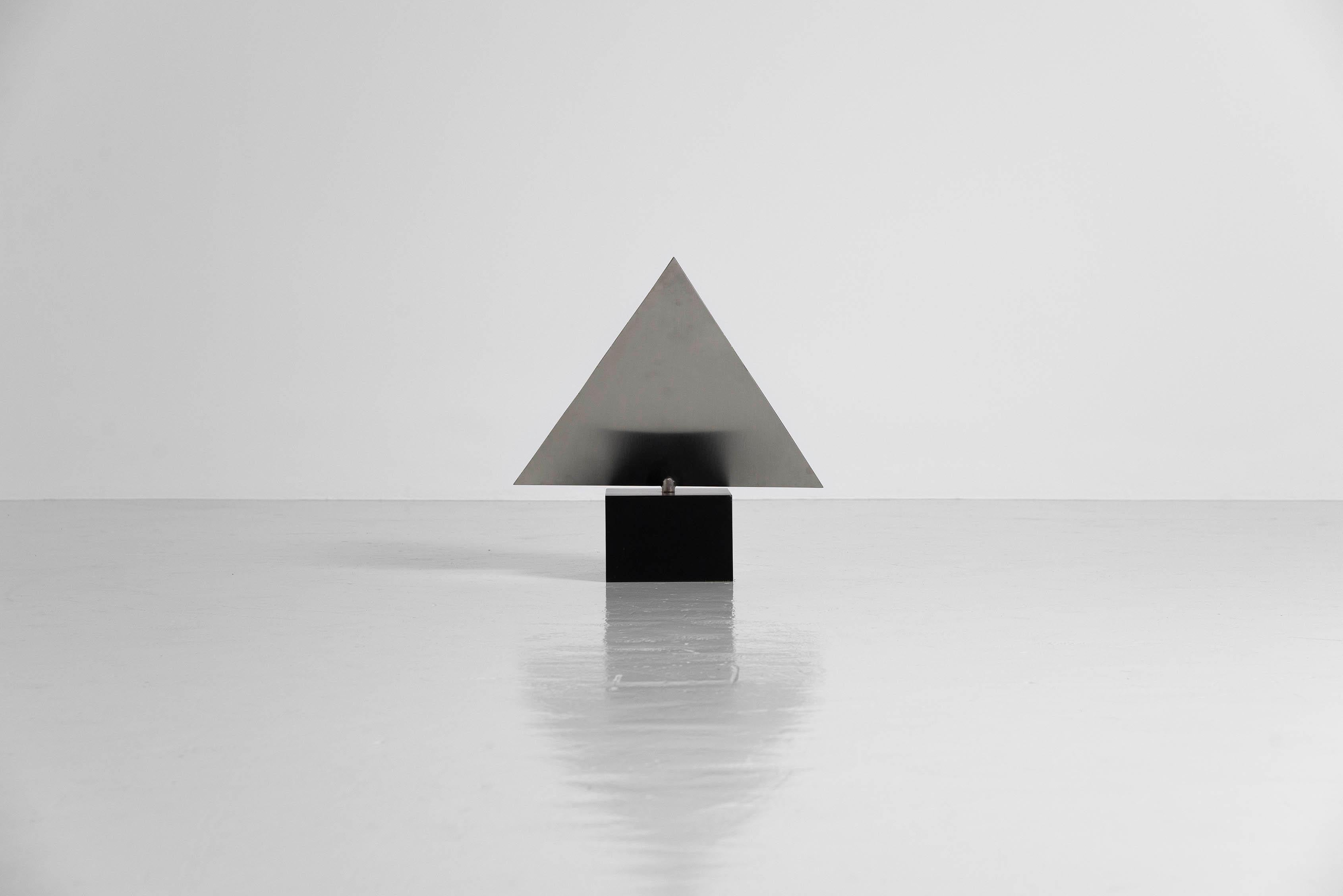Late 20th Century Rudolf Wolf Pyramid Sculpture Holland 1975 For Sale