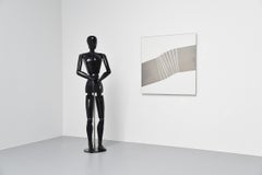 Rudolf Wolf Œuvre d'art en acier inoxydable Hollande 1972 / 9