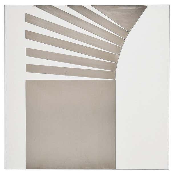 Rudolf Wolf Stainless Steel Wall Artwork 1972 / 1 For Sale at 1stDibs