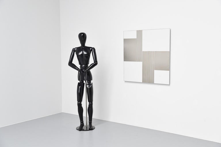 Rudolf Wolf Stainless Wall Artwork Holland 1972 / 3 For Sale at 1stDibs