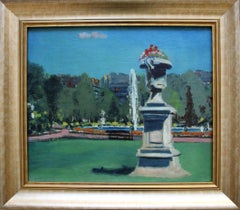 Giardino del Lussemburgo, 47x54 cm, olio/cartone, 1939