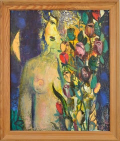 Under the Moonlight. By Kristaps Zarins. 1992. Oil on canvas. 40x50 cm. Signed