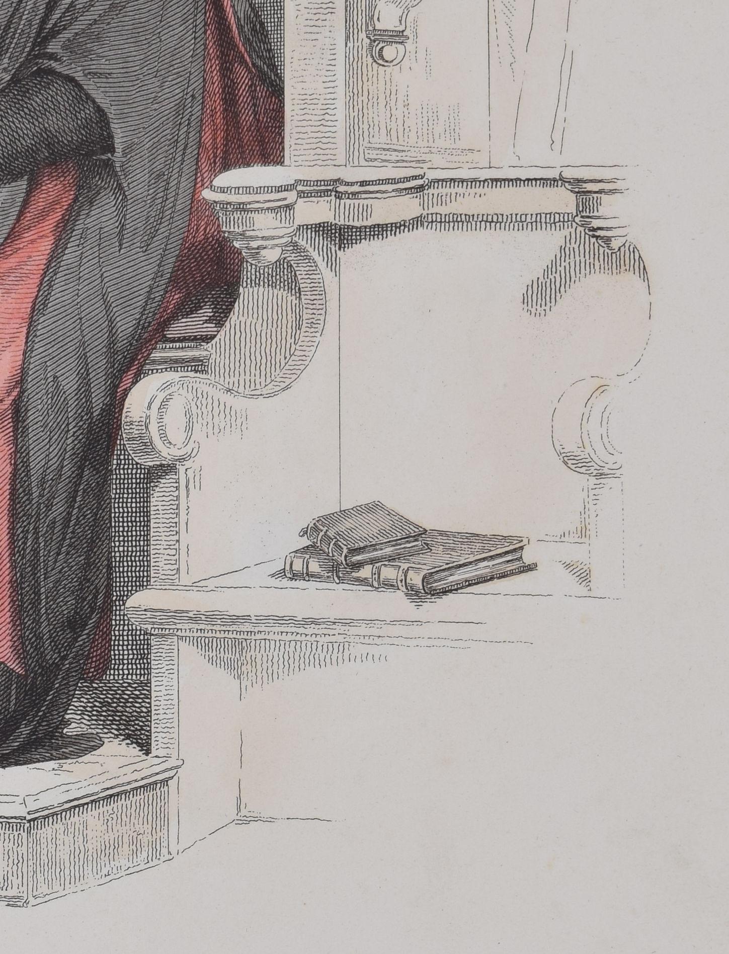 Doctor in Divinity, Cambridge engraving by Agar after Uwins for Ackermann For Sale 1