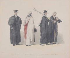Doctors of Divinity, University of Cambridge 19th century engraving by John Agar