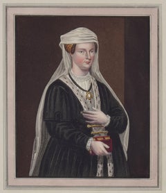 Elizabeth de Clare, Clare College, Cambridge grabado para Ackermann
