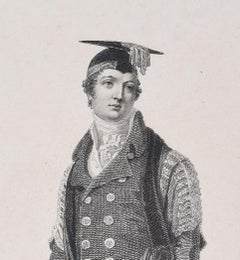 Fellow Commoner, University of Oxford 1814 engraving by John Agar