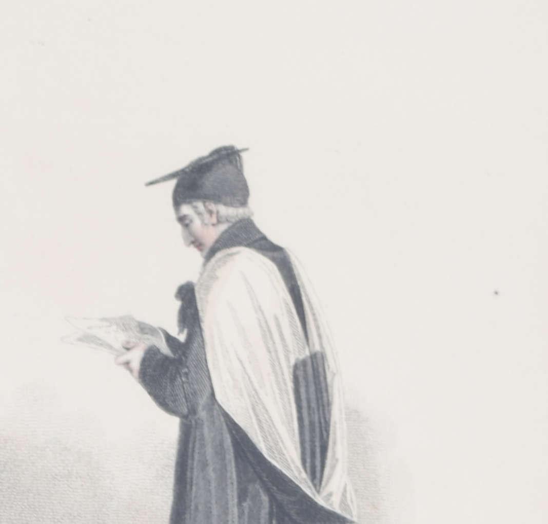 MA Masters of Arts and Trinity College, Cambridge member engraving by John Agar For Sale 1