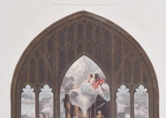 New College, Oxford chapel window engraving after Joshua Reynolds' design