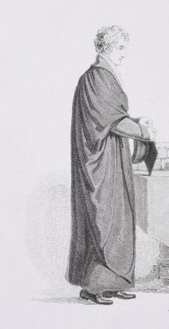 Pensioner of Trinity Hall; Doctors in Law and Physic engraving by John Agar