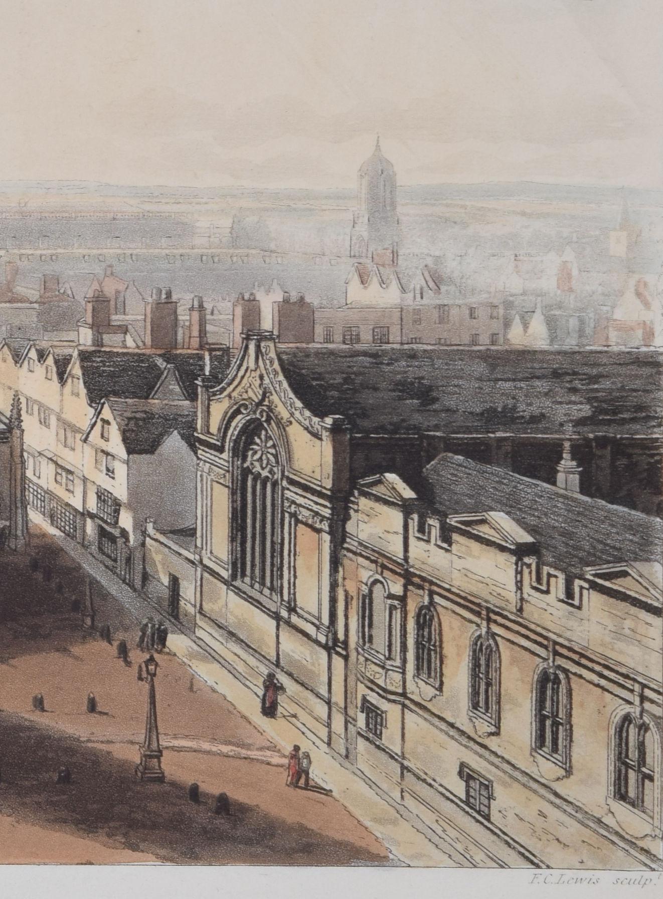 Church's, Oxford gravure de Lewis d'après Nash pour Ackermann en vente 3