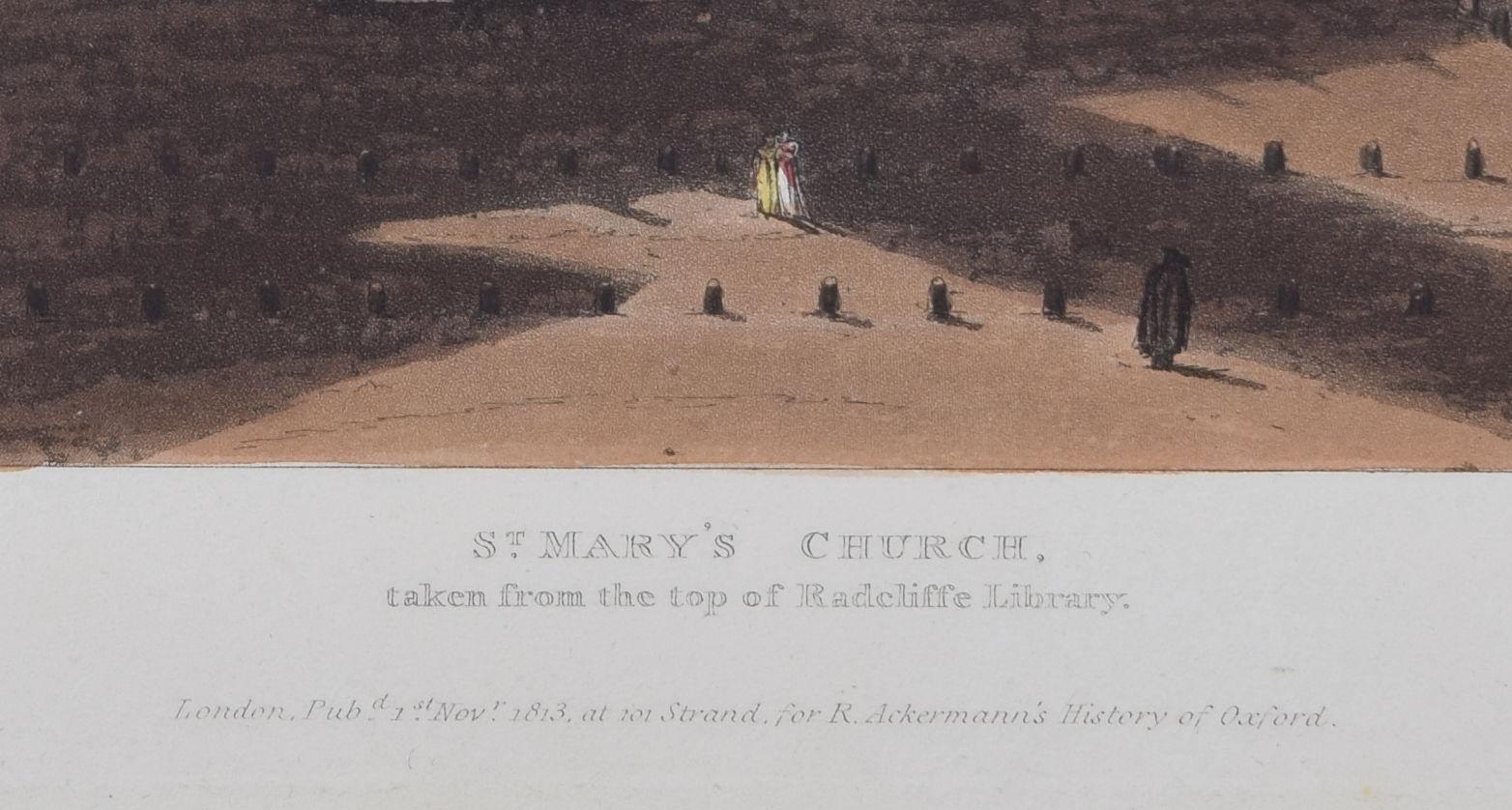 Church's, Oxford gravure de Lewis d'après Nash pour Ackermann en vente 4