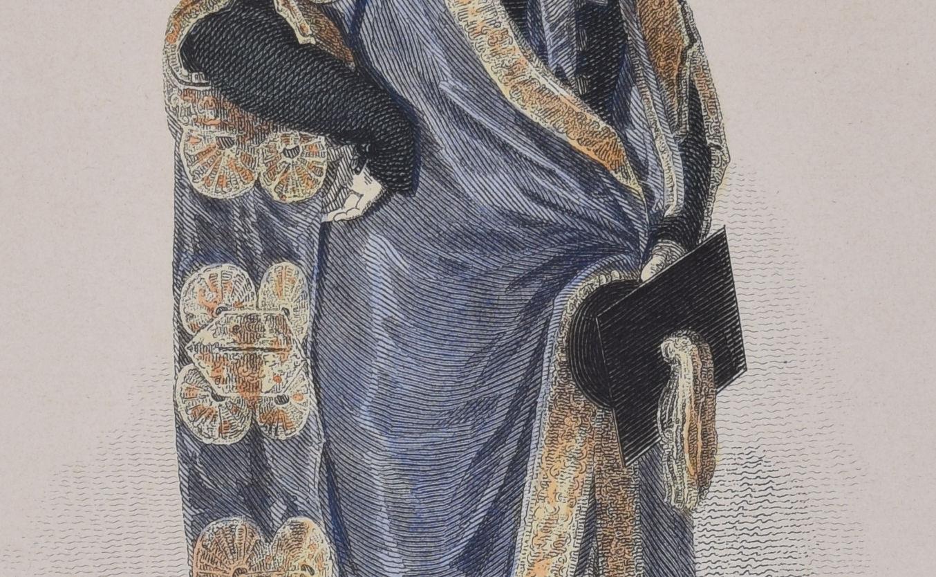 University of Cambridge Nobleman engraving by John Agar For Sale 1
