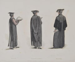University of Oxford Bachelor engraving by Agar after Uwins for Ackermann