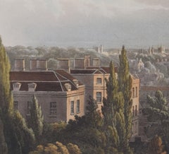 View of Oxford gravure de Bluck d'après Turner pour Ackermann