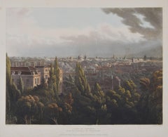 Antique View of Oxford engraving by Bluck after Turner for Ackermann